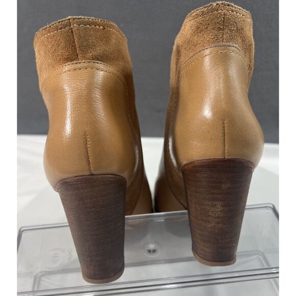 Kate Spade Luckie Ankle Boots Booties Tan Brown Suede Leather Women’s Size 7.5 - Picture 14 of 16